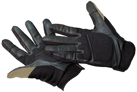 [661120512936] Caldwell 1071004 Ultimate Shooting Gloves Tan Small/Med Velcro