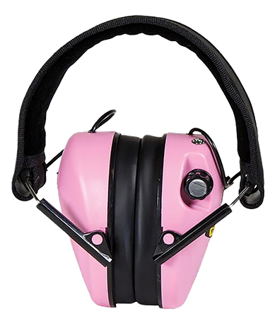 [661120871118] Caldwell 487111 E-Max Low-Profile Muff 23 dB Over the Head Pink/Black Adult