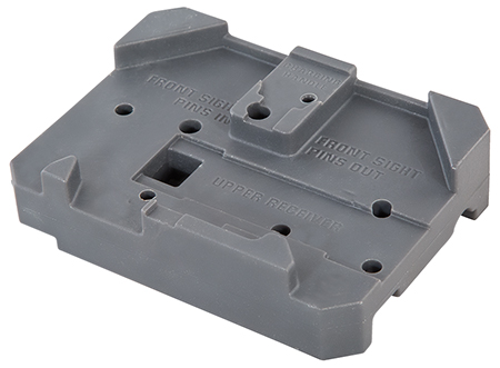 [661120569459] Wheeler 156945 Armorer's Bench Block Gray Plastic Rifle AR Platform