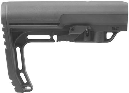 [676315025818] Mission First Tactical BMS Battlelink Minimalist Stock Collapsible Black Synthetic for AR-15, M16, M4 with Commercial Tubes (Tube Not Included)
