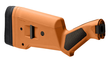 [873750006222] Magpul MAG460-ORG SGA Stock Fixed Orange Synthetic for Remington 870 12 GA