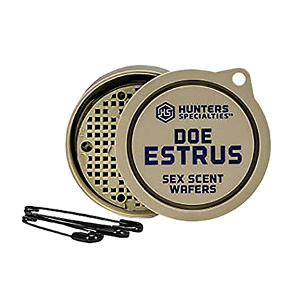 [021291010011] Hunters Specialties 01001 Scent Wafers  Doe In Estrus Cover Scent 3 Pack