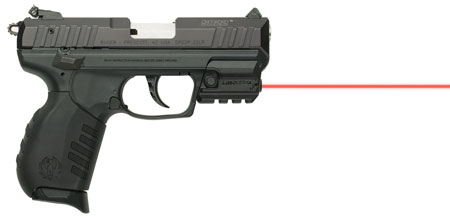 [798816542820] LaserMax LMSRMSR Red Rail Mounted Laser  Ruger SR22/SR9/SR40 Black