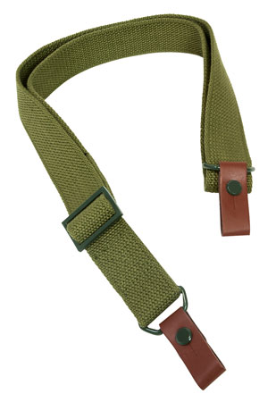 [814108012960] NcStar AAKS AK/SKS Sling OD Green Canvas 42" OAL Military OEM Style