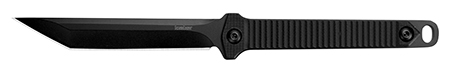 [087171039459] Kershaw 4008X Dune  3.80" Fixed American Tanto Plain Black Oxide 3Cr13MoV SS Blade Black Glass-Filled Nylon Handle Includes Lanyard/Sheath
