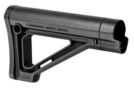[873750007960] Magpul MAG480-BLK MOE Carbine Stock Black Synthetic, Fits AR-15/M16/M4, 8.80" OAL