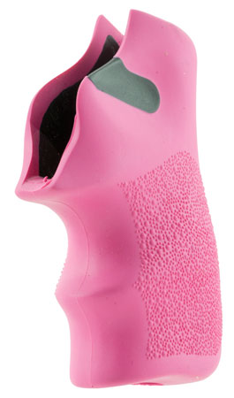 [743108780275] Hogue 78027 Tamer  Cushion Pink Rubber Grip with Finger Grooves for Ruger LCR, LCRx