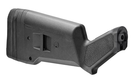 [873750008523] Magpul MAG490-BLK SGA Shotgun Stock Black Synthetic Fits Mossberg 500/590/590A1 Ambidextrous