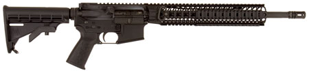 [815648022334] Spikes STR5035R2S ST-15 LE Mid-Length 223 Rem,5.56x45mm NATO 16" No Magazine Black Hard Coat Anodized 6 Position Stock