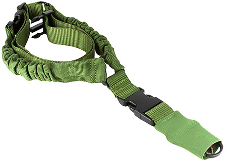 [815879013033] Aim Sports AOPS01G One Point  Green Elastic Webbing 26" OAL Bungee Rifle