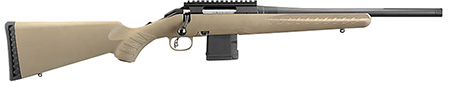 [736676269686] Ruger 26968 American Ranch  Full Size 300 Blackout 10+1 16.12" Matte Black Threaded Barrel, Steel Receiver w/Picatinny Rail, Flat Dark Earth Fixed Synthetic Stock, Right Hand