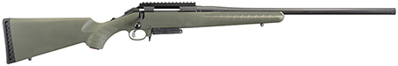 [736676269730] Ruger 26973 American Predator Full Size 6.5 Creedmoor 3+1 22" Matte Black Threaded Barrel, Matte Black Picatinny Rail Steel Receiver, Moss Green Fixed Synthetic Stock