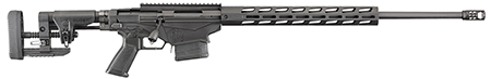 [736676180295] Ruger 18029 Precision  6.5 Creedmoor 10+1 24" Medium Contour Barrel w/Hybrid Muzzle Brake, Hard Coat Anodized Finish, 15" M-LOK Handguard Synthetic Left Side Folding Ruger Precision MSR Stock