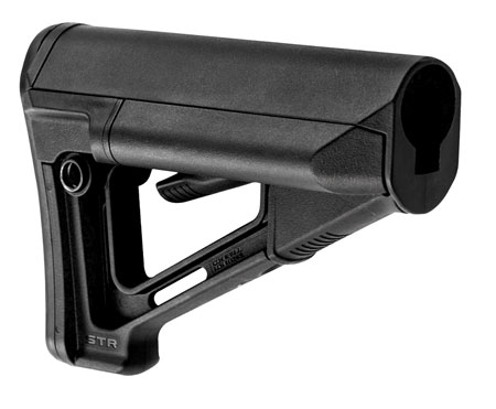 [873750006239] Magpul MAG470-BLK STR Carbine Stock Black Synthetic for AR-15, M16, M4 with Mil-Spec Tube (Tube Not Included)