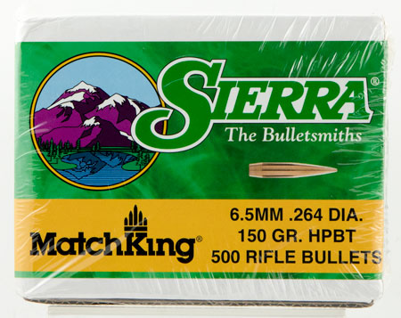 [092763517550] Sierra 1755C MatchKing  6.5Creedmoor 150gr Hollow Point Boat Tail 500/Box