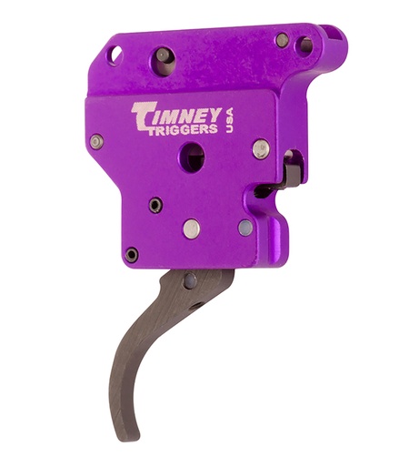 [081950502035] Timney Triggers 502B Benchrest Trigger  Single-Stage Curved Trigger with 3-6 oz Draw Weight  &  Purple/Black Finish for Remington 700