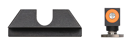 [810116031573] Night Fision GLK003014OGZ Tritium Night Sights For Glock  Green Tritium Orange Outline Front Sight- Black/Blank Rear Sight Glock 42/43/43X