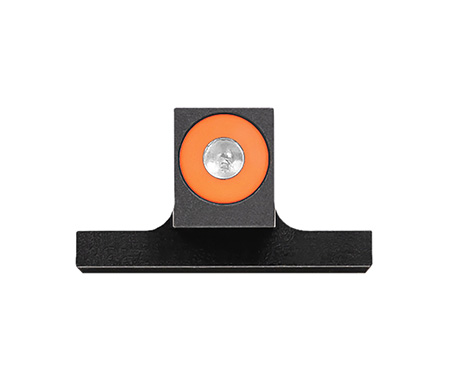 [810116030767] Night Fision SAW200001OGX Tritium Front Sight for Smith  &  Wesson  Green Tritium Orange Outline M & P/Shield/SD9VE