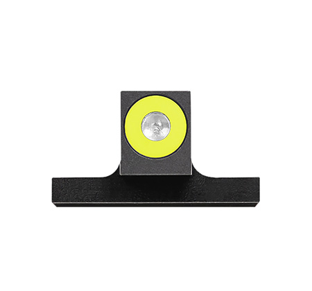 [810116030774] Night Fision SAW200001YGX Tritium Front Sight for Smith  &  Wesson  Green Tritium Yellow Outline M & P/Shield/SD9VE