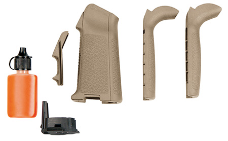 [873750008059] Magpul MAG520-FDE MIAD Type 1 Gen 1.1 Grip Kit Polymer Aggressive Textured Flat Dark Earth for AR Platform