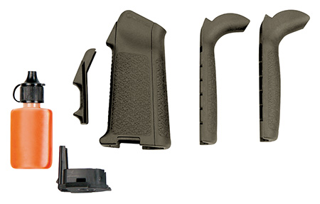[873750008073] Magpul MAG520-ODG MIAD Type 1 Gen 1.1 Grip Kit Polymer Aggressive Textured OD Green for AR Platform