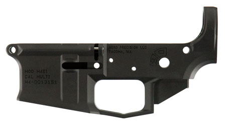 [815421022315] Aero Precision APAR600001C M4E1 Receiver Multi-Caliber Black Anodized Finish 7075-T6 Aluminum Material with Mil-Spec Dimensions for AR-15