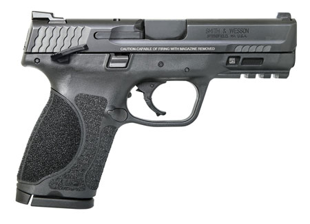 [022188872743] Smith  &  Wesson LE 11678 M & P 40 M2.0 Compact 40 Smith  &  Wesson (S&W) Double 4" TS 13+1 Black Interchangeable Backstrap Grip Black Polymer Frame Black Armornite Stainless Steel Slide