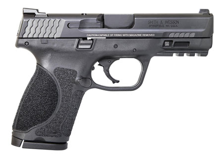 [022188874402] Smith  &  Wesson LE 12098 M & P 40 M2.0 Compact 40 Smith  &  Wesson (S&W) Double 4" NTS 13+1 Black Interchangeable Backstrap Grip Black Polymer Frame Black Armornite Stainless Steel Slide