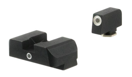 [644406910732] AmeriGlo GL5101 i-Dot Sight  Set for Glock  Green Tritium White Outline Front Sight-Green Tritium Rear Sight