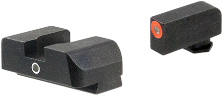 [644406910749] AmeriGlo GL5201 i-Dot Sight  Set for Glock  Green Tritium Orange Outline Front Sight-Green Tritium Rear Sight