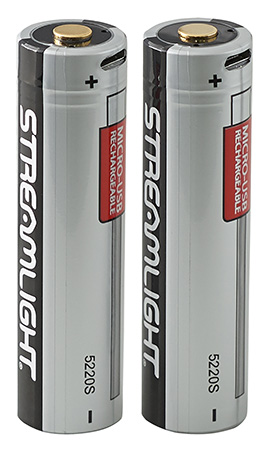 [080926221024] Streamlight 22102 SL-B26  Silver/Black 2,600 mAh Fits PolyTac X USB/ProTac X 90 X USB (2) Single Pack