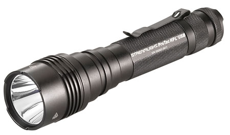 [080926880764] Streamlight 88076 ProTac HPL USB Flashlight  Black Anodized 65/400/1000 Lumens White LED