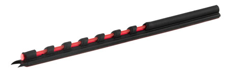 [788130015957] Truglo TG104R Glo-Dot Pro Shotgun w/Vent Rib Red Fiber Optic Black
