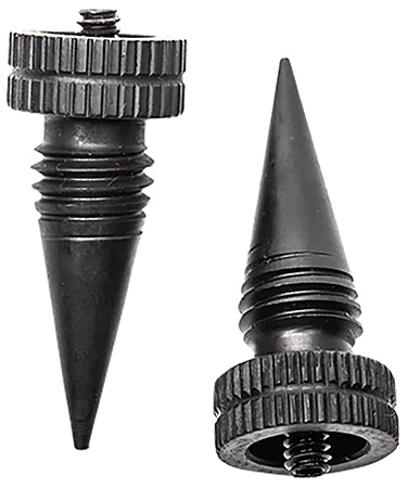 [858520006077] Accu-Tac LRS0200 LR-10 Set Black Oxide Aluminum with Screw On Design for Accu-Tac Bipod