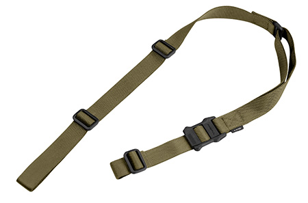 [873750009261] Magpul MAG513RGR MS1 Sling Ranger Green Nylon 48"-60" OAL Adjustable Two-Point Rifle