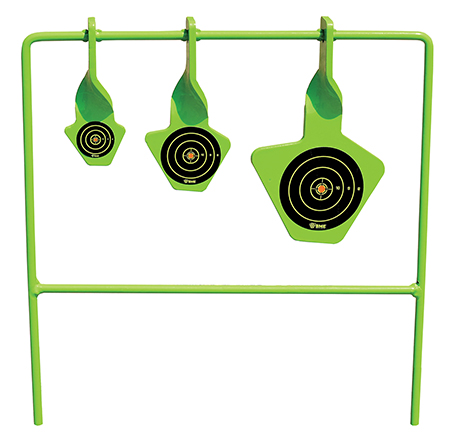 [888151016336] SME SMEST22 Spinning Target  Rimfire Pistol/Rifle Steel Black/Green Bullseye Illustration Impact Enhancement Motion