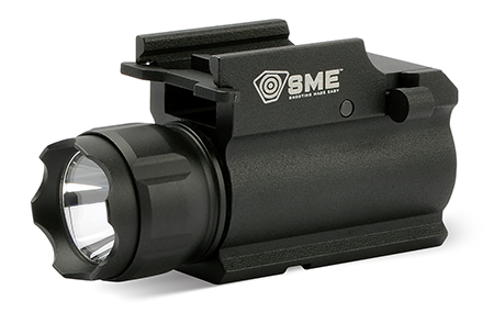 [888151017722] SME SMEWL Rail Mounted Pistol Weapon Light  Black 250 Lumens White Cree LED