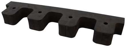 [888151016046] SME SMEMGR Magnet Gun Rest  Black High Density Foam, Holds Guns Or Fishing Poles