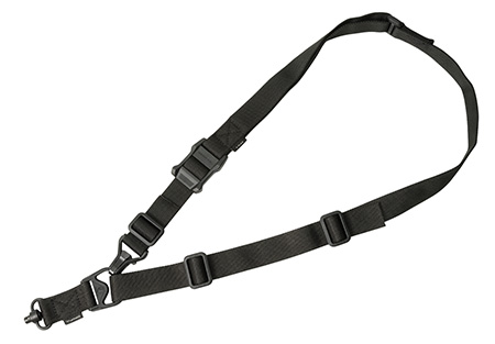 [873750010700] Magpul MAG515BLK MS3 Single QD Sling GEN2 Black Nylon 48"-60" OAL Adjustable One-Two Point Rifle