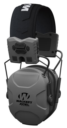 [888151016749] Walker's GWPXSEMBT XCEL 500BT Digital Electronic Muff 26 dB Over the Head Gray/Black Polymer