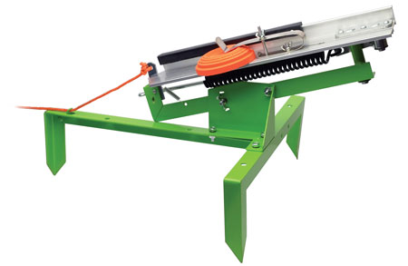 [888151017975] SME SMEFCT Clay Target Thrower  Green Spring Loaded Cocking Single