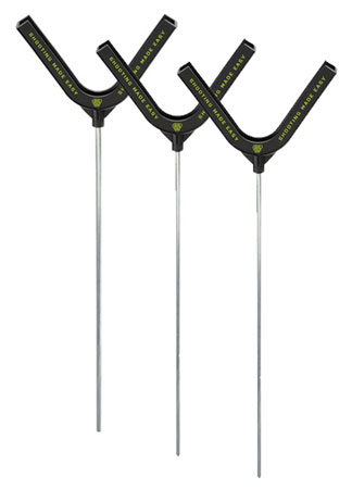 [888151018231] SME SMECTH Clay Target Holder Black Standing Polymer 3 Per Pkg