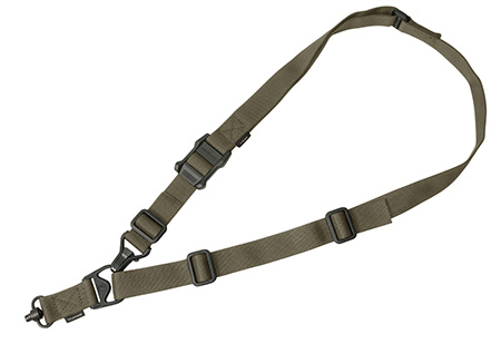 [873750010724] Magpul MAG515RGR MS3 Single QD Sling GEN2 Ranger Green Nylon 48"-60" OAL Adjustable One-Two Point Rifle