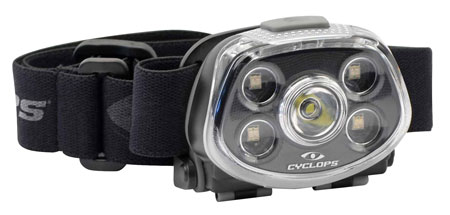 [888151018088] Cyclops CYCHLFXP XP Force  15/350 Lumens Red/Green/White Cree LED Bulb Black