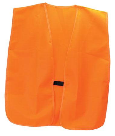 [888151015155] HME VESTOR Safety Vest  OSFA Blaze Orange Polyester
