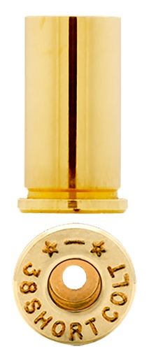 [810742025977] Starline Brass 38SCEUP100 Unprimed Cases  38 Short Colt Handgun Brass 100 Per Bag