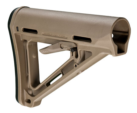 [873750003115] Magpul MAG400-FDE MOE Carbine Stock Flat Dark Earth Synthetic for AR-15, M16, M4 with Mil-Spec Tube (Tube Not Included)