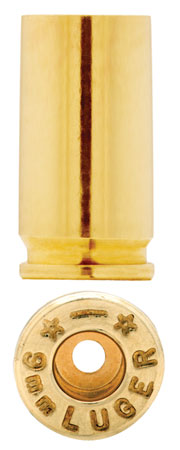 [837306003769] Starline Brass 9EUP100 Unprimed Cases  9mm Luger Handgun Brass 100 Per Bag