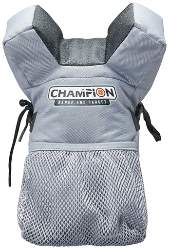 [604544631517] Champion Targets 40895 Rail Rider Shooting Rest Front Bag Gray w/Black Panels