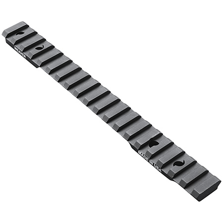 [604544630008] Weaver Mounts 99497 Multi-Slot Base  Extended Black Anodized Aluminum Fits Savage Target Long Action 20 MOA